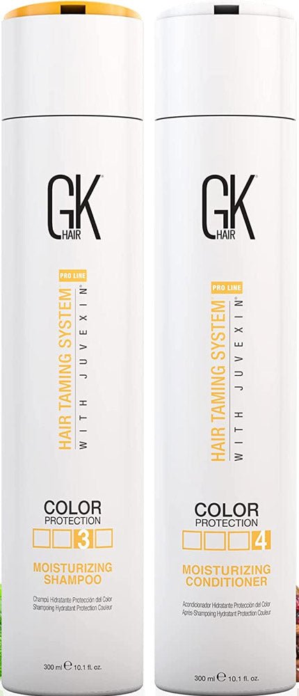 جي كي هير شامبو وبلسم مرطب للشعر جلوبال كيراتين 300مل.