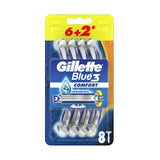 Gillette Blue 3 Comfort 6+2 razor for free