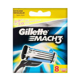 Gillette Mach3 Razor Blades 8 pcs