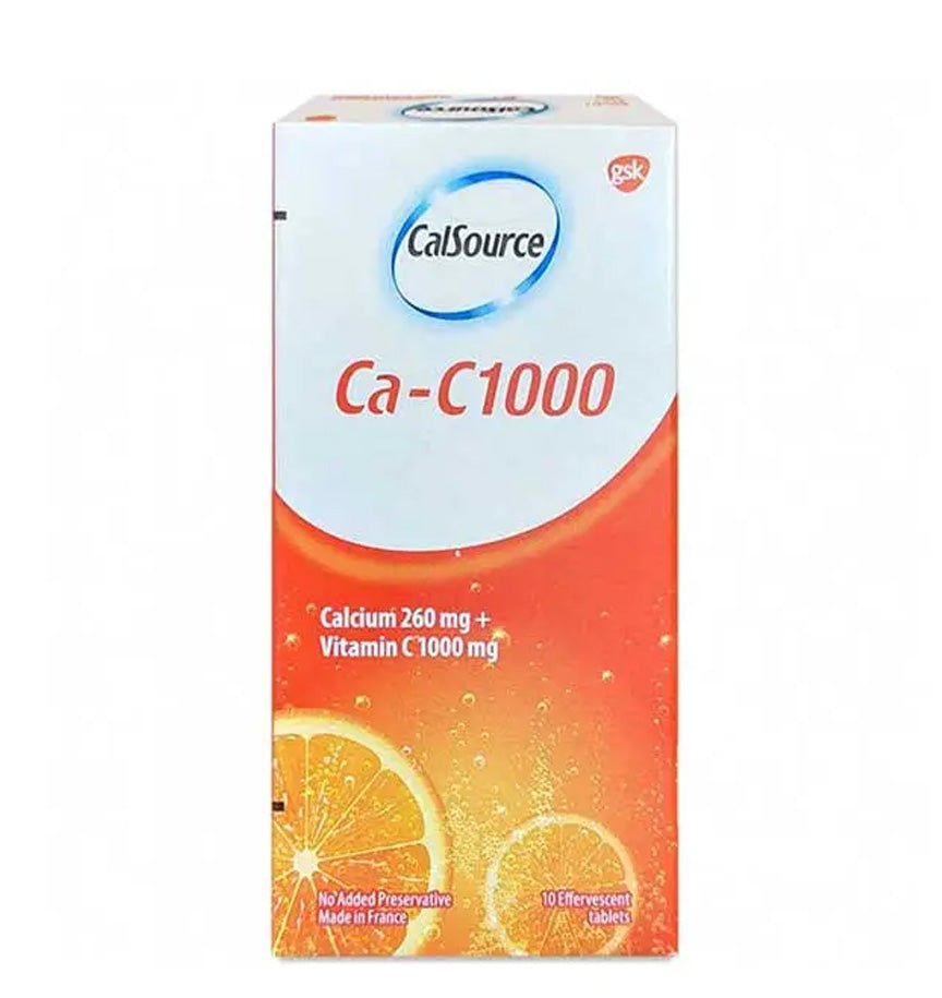 Calsource Ca-C 1000 mg - 10 Effervescent Tablets – Sidalih.com ...