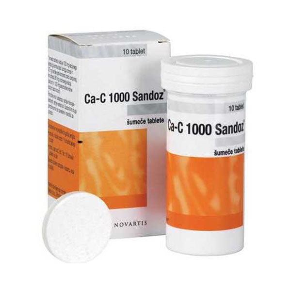 كالسيوم -سي 1000 ساندوز فوار 10 اقراص.