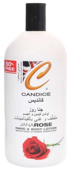 كانديس لوشن للجسم واليدين بالجنا روز 750 مل.