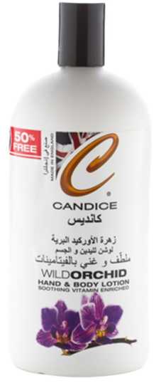 كانديس لوشن للجسم واليدين بزهرة الاوركيدا البرية 750 مل.