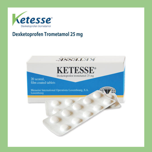 Ketesse 25 mg 20 capsules