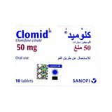 Clomid 50 mg 10 tablets