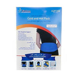 Hot and cold gel pack with strap