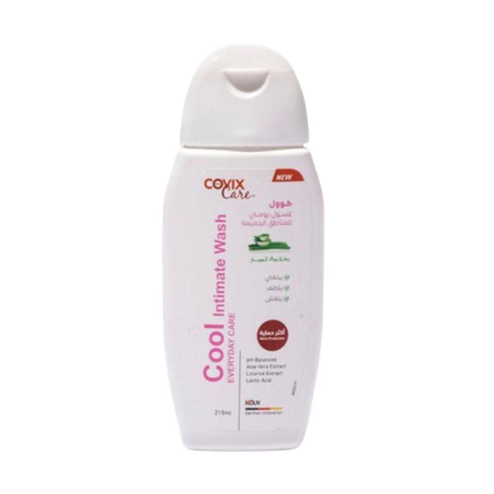 Covix Care Cool Feminine Wash With Aloe Vera Extract - 215 Ml