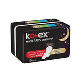 Kotex Maxi Night Pads with Wings, 16 pads