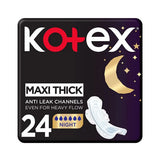 Kotex Maxi Night Pads with Wings 24 pads