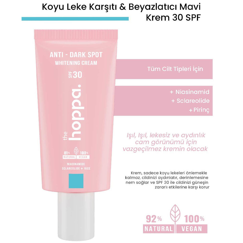 Dark Spot Resistant Brightening Cream with SPF 30  The Hoppa 50 ml