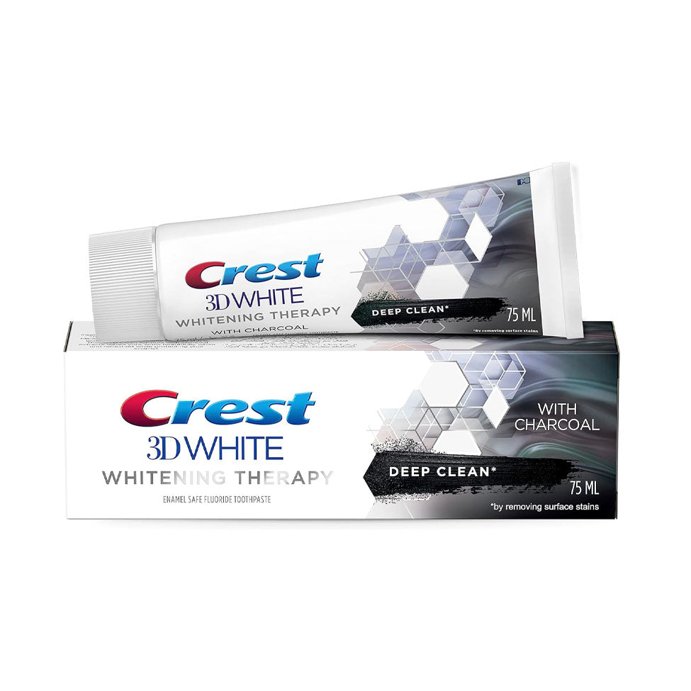Crest 3D Whitening Toothpaste Deep Clean Charcoal 75ml