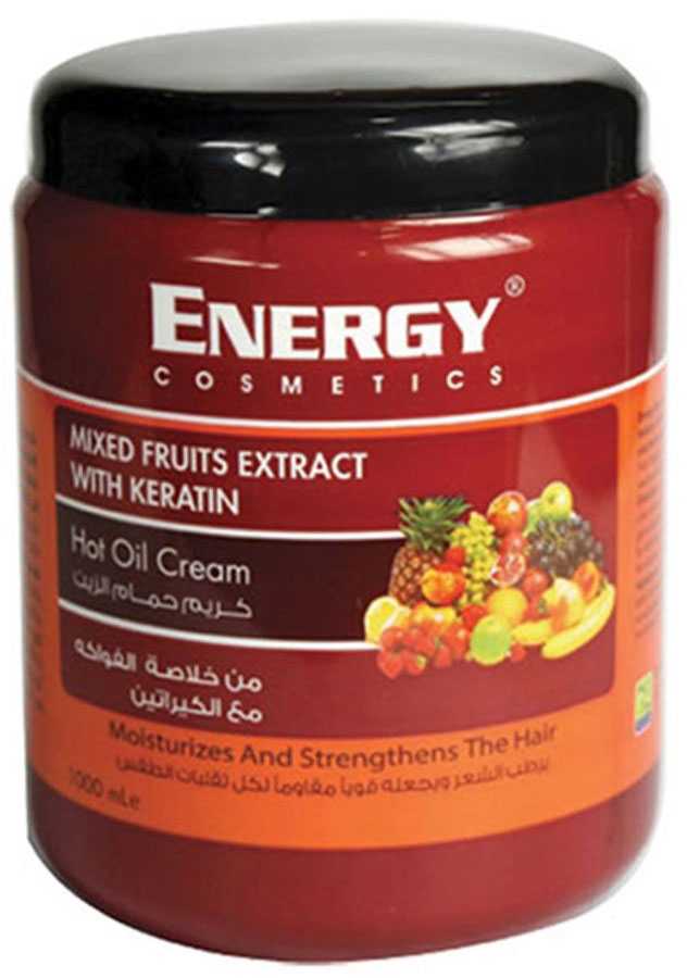 كريم حمام زيت ساخن للشعر بخلاصة مزيج الفاكهة 