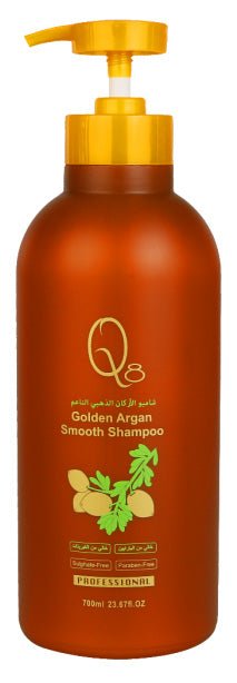 Q8 شامبو الارغان الذهبي الناعم 
