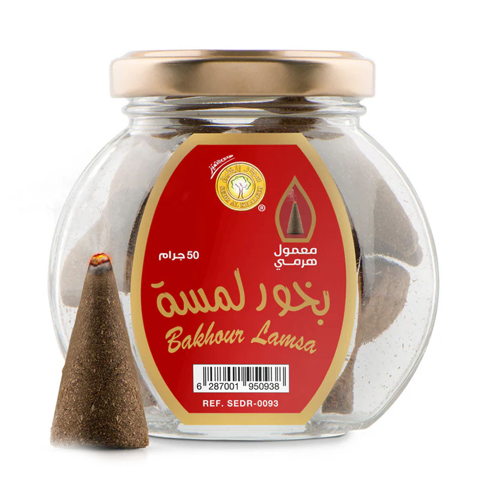 معمول هرمي بخور لمسة سدر الخليج 50 جرام