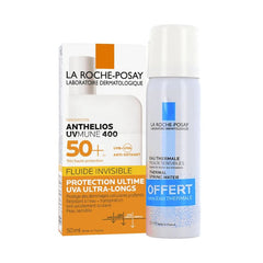 لاروش بوزيه أنثيليوس يوفيميون ملون (SPF50)و تونر وبخاخ مياه نابيع حرارية