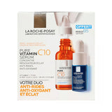 La Roche-Posay Pure Vitamin C10 Serum (30 ml) + Pure Hyaluronic Acid B5 Serum (10 ml)