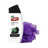 Lifebuoy Charcoal and Mint Shower Gel 300 ml with Loofah