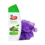 Lifebuoy shower gel matcha tea 300 ml with loofah