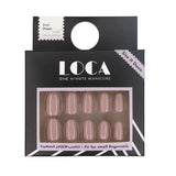 Lucca small oval nails, pink color N1