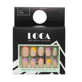 T2Luca oval shaped artificial nails