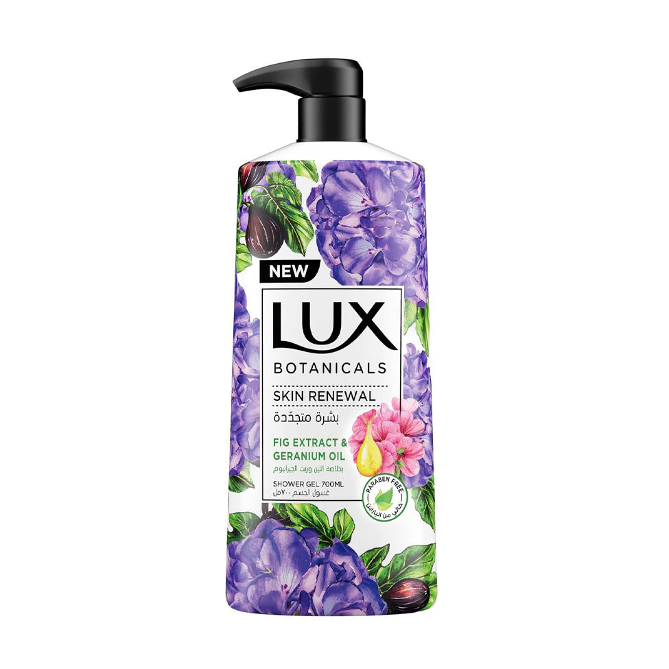 لوكس سائل استحمام بخلاصة التين وزيت الجيرانيوم 