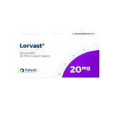 Lorvast 20 mg Tablet 30pcs