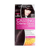 L'oreal casting hair color dark black 200