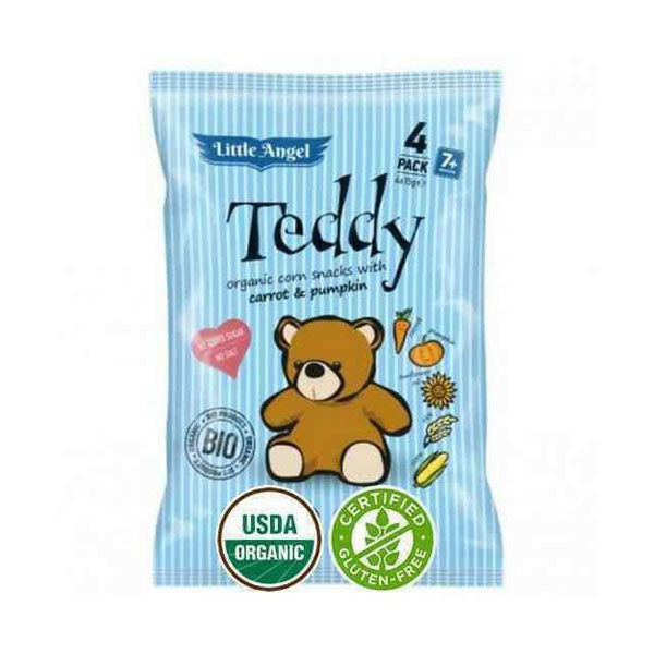 ليتل أنجل سناك الذرة العضوي مع الجزر واليقطين