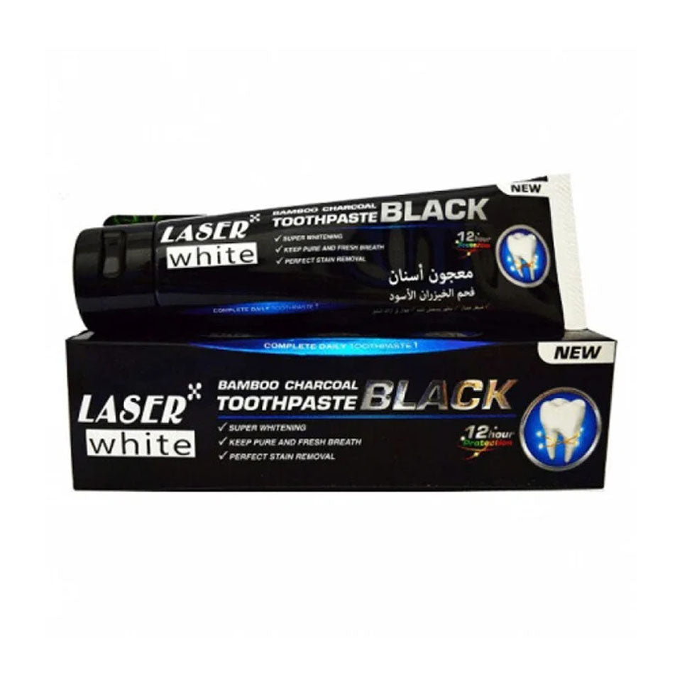Laser White Bamboo Charcoal Toothpaste 100g