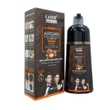 Laser White Hair Dye Shampoo with Argan Oil Dark Coffee - 420 ml