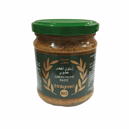 معجون زيتون اخضر عضوي 