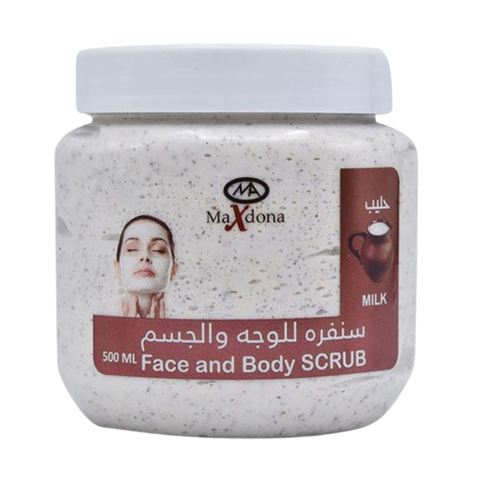 Max Dona Scrub for Face and Body - Milk 500 ml