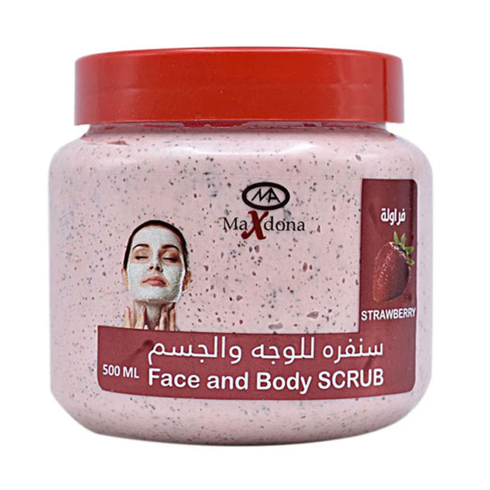 ماكسدونا سنفره للوجه والجسم فراولة 