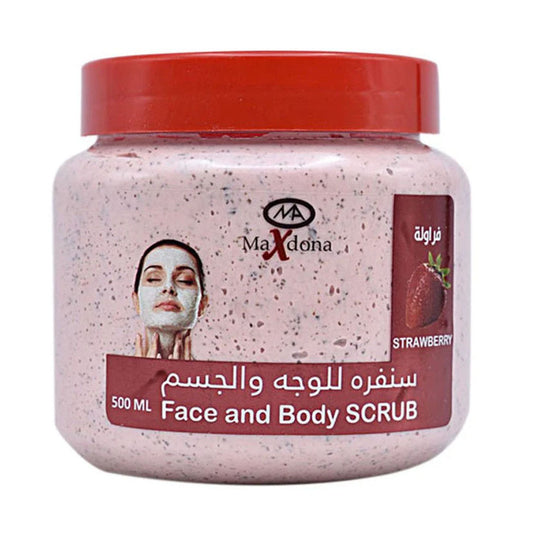 ماكسدونا سنفره للوجه والجسم فراولة 