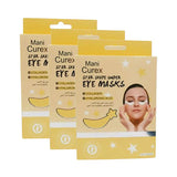 Mani Korex Under Eye Patches With Gold Power To Remove Wrinkles And Lines Under The Eye - 5 Pairs x 3 Packs