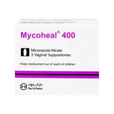 Mycohel 400 mg 3 vaginal suppositories