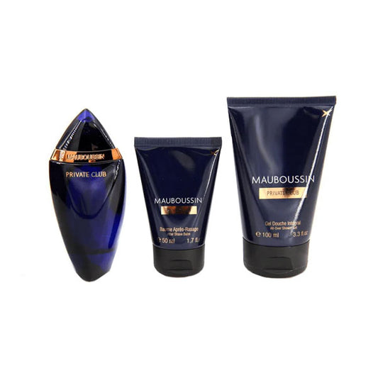 مجموعة عطر برايفت كلوب من موبوسين للرجال - او دو برفيوم - 4 قطع.
