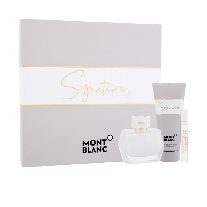 مجموعة عطر سيجنتشر من مونت بلانك للنساء - او دي بارفيوم - 3 قطع.