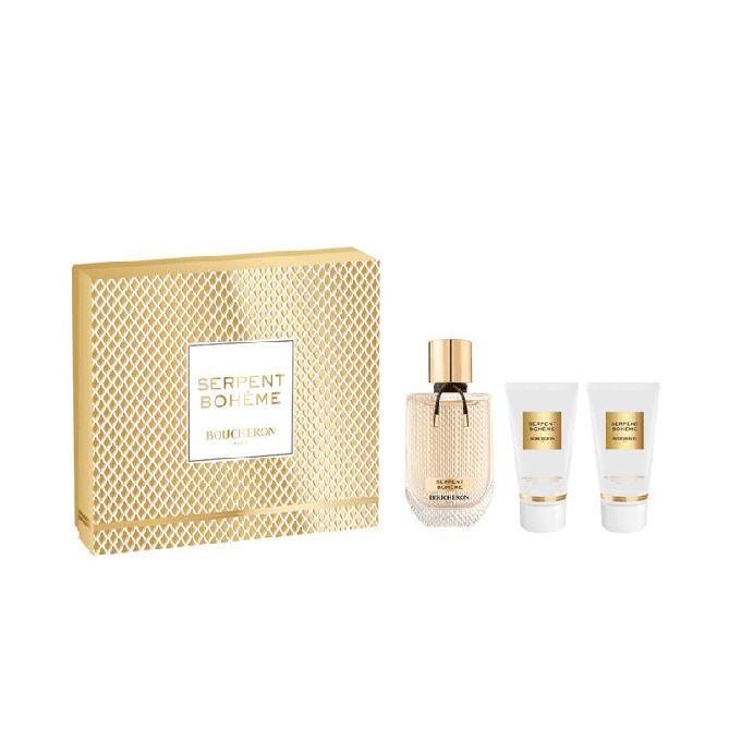 مجموعة عطر سيربينت بوهيمي من بوشرون للنساء - او دي بارفيوم - 3 قطع.