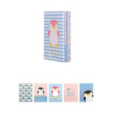 Penguin notebook set of 5 pieces