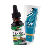 QV Moisturizer for Very Dry Skin 100g + Nature's Answer Licorice Drops 30 ml 