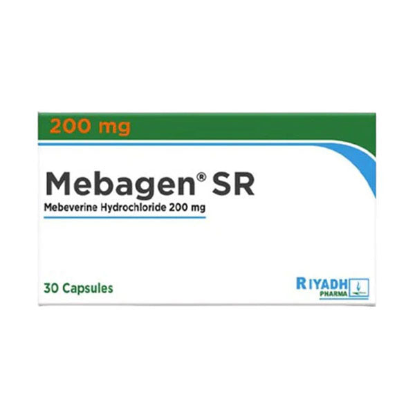 Mebagen extended release 200 mg 30 capsules