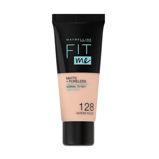 Maybelline Fit Me Matte & Poreless Warm Foundation Nude 128