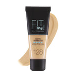 Maybelline Fit Me Matte & Poreless Warm Foundation Nude 128