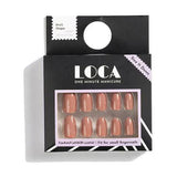 N6 Luca small nails, oval shape, nude color