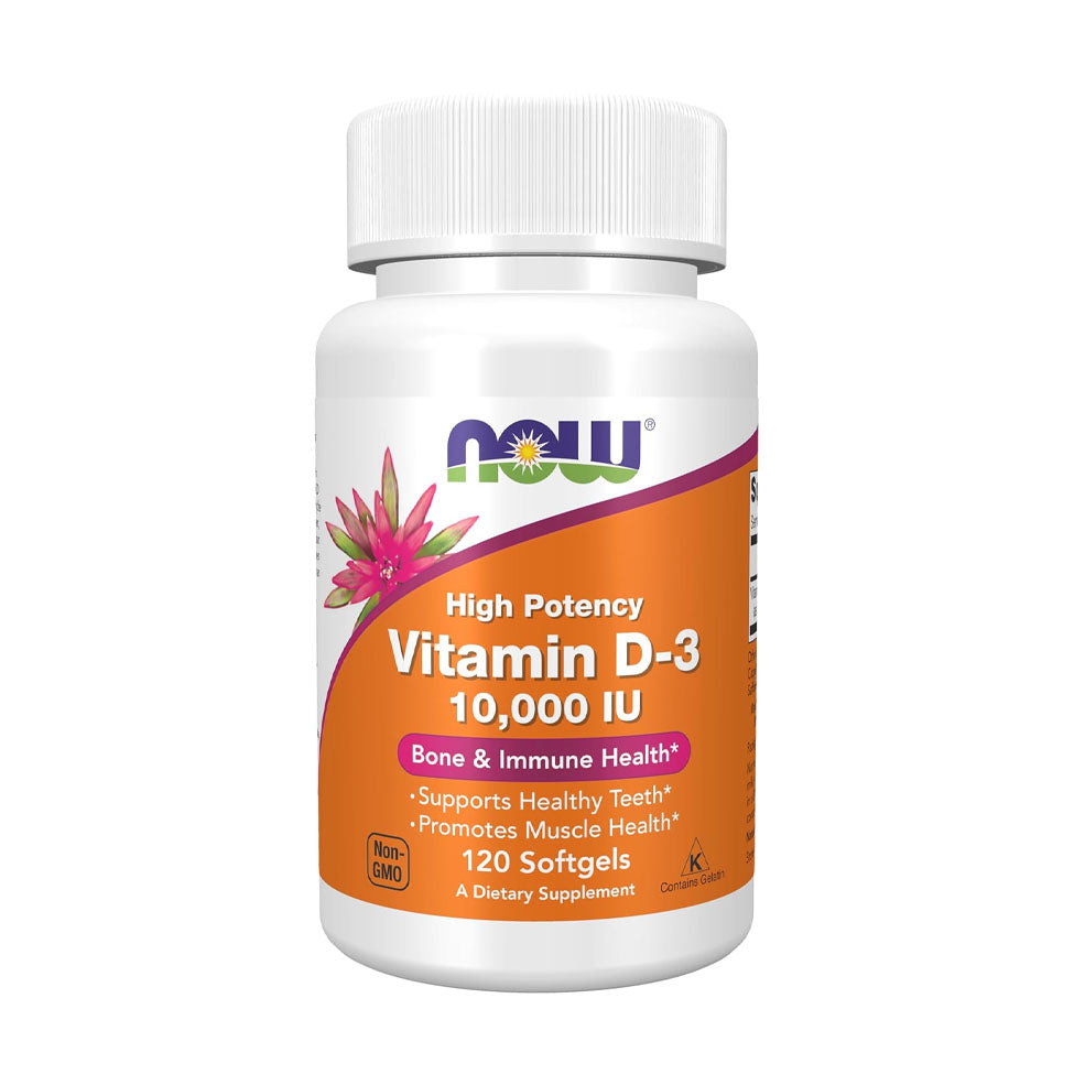 Now Foods Vitamin D-3 10,000 IU - 120 Softgels