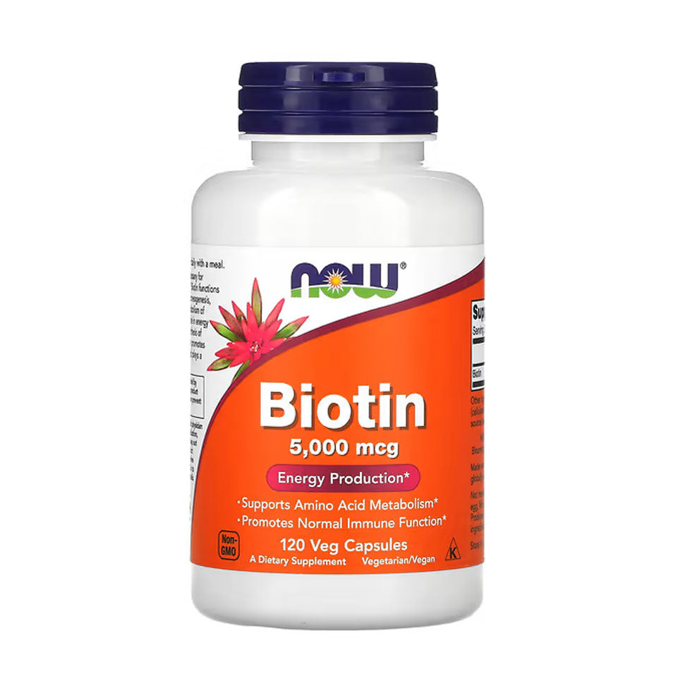 Now Foods Biotin Capsules 120 Veggie Capsules