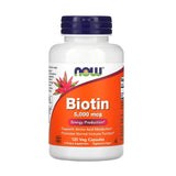 Now Foods Biotin Capsules 120 Veggie Capsules