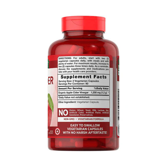 ناتشرز تروث خل التفاح 1200 مجم 180 كبسولة |  صيدلية.كوم.