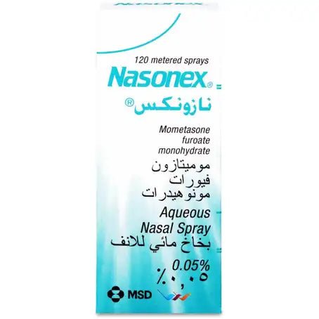 Nasonex aqueous nasal spray 50 mcg 120 doses – Sidalih.com || صيدلية.كوم